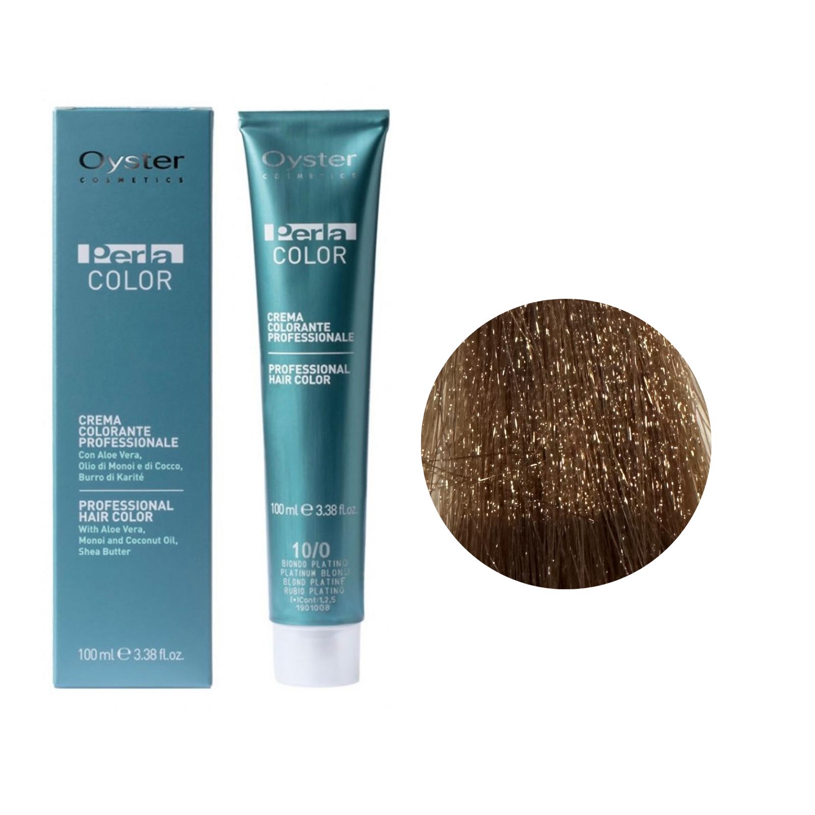 Colore Capelli Professionale N. 8/3 Biondo Chiaro Dorato Perla Color Oyster Cosmetics 100ml