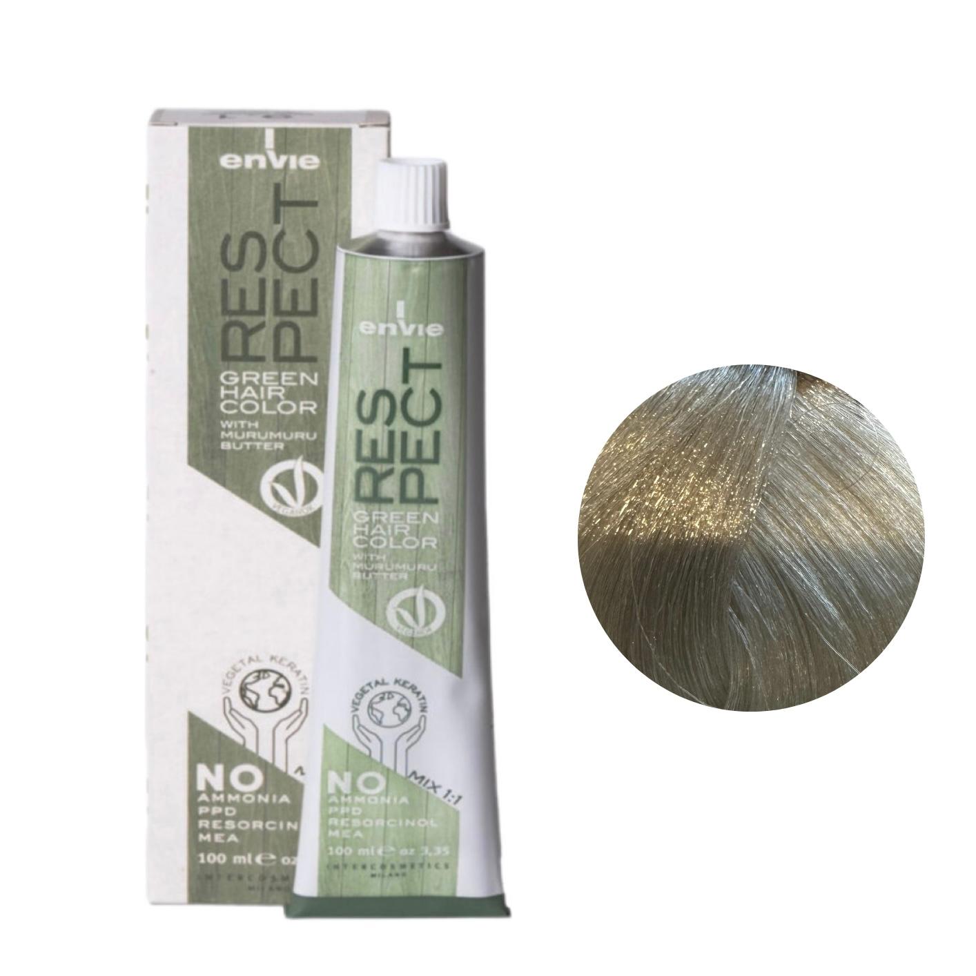 Envie Tinta in Crema Senza Ammoniaca Respect Green 100ml 1.0 NeroEnvie Tinta in Crema Senza Ammoniaca Respect Green 100ml 10.1 Biondo Platino Naturale Cenere