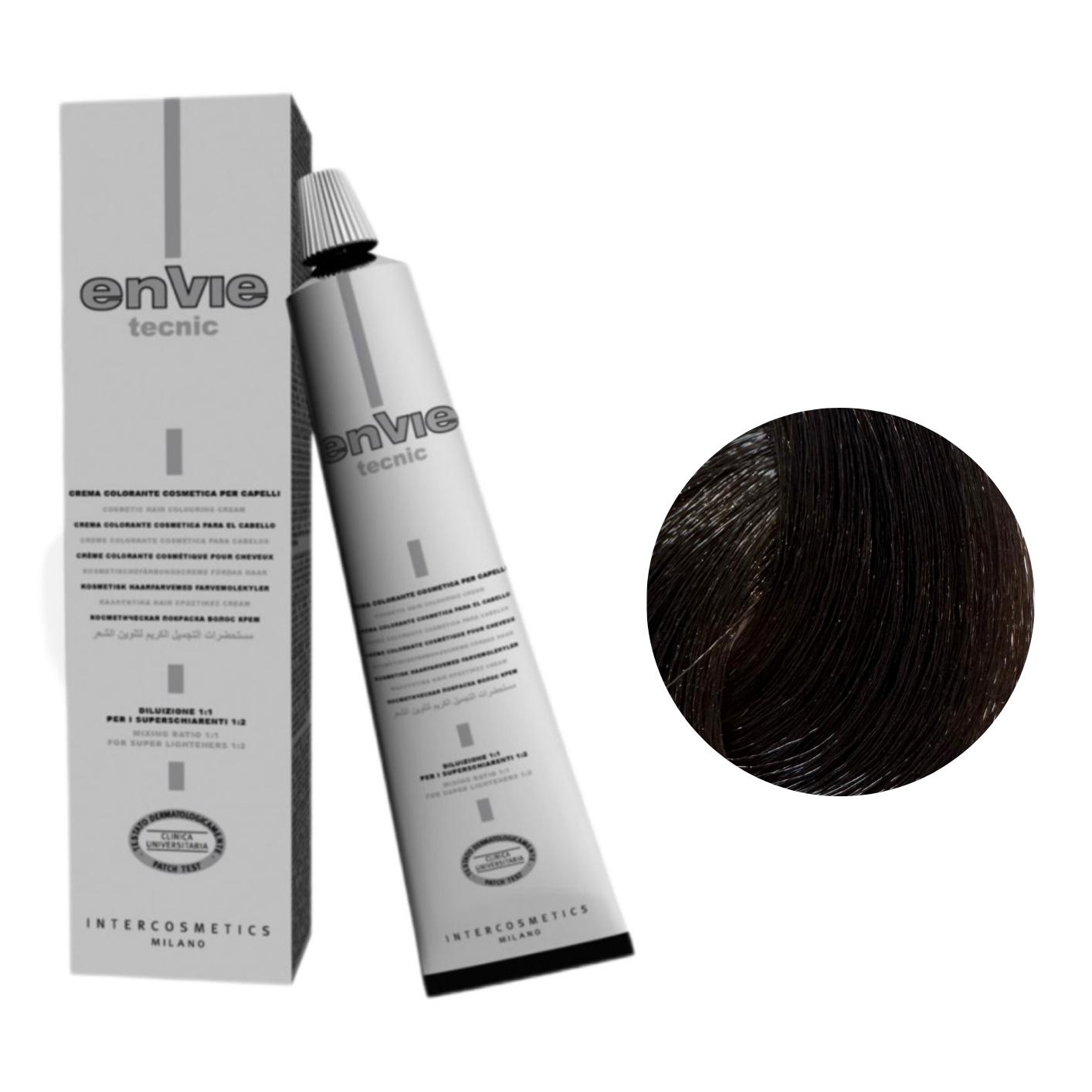Colore Capelli Professionale Con Ammoniaca Envie 100ml N. 5.0 Castano Chiaro