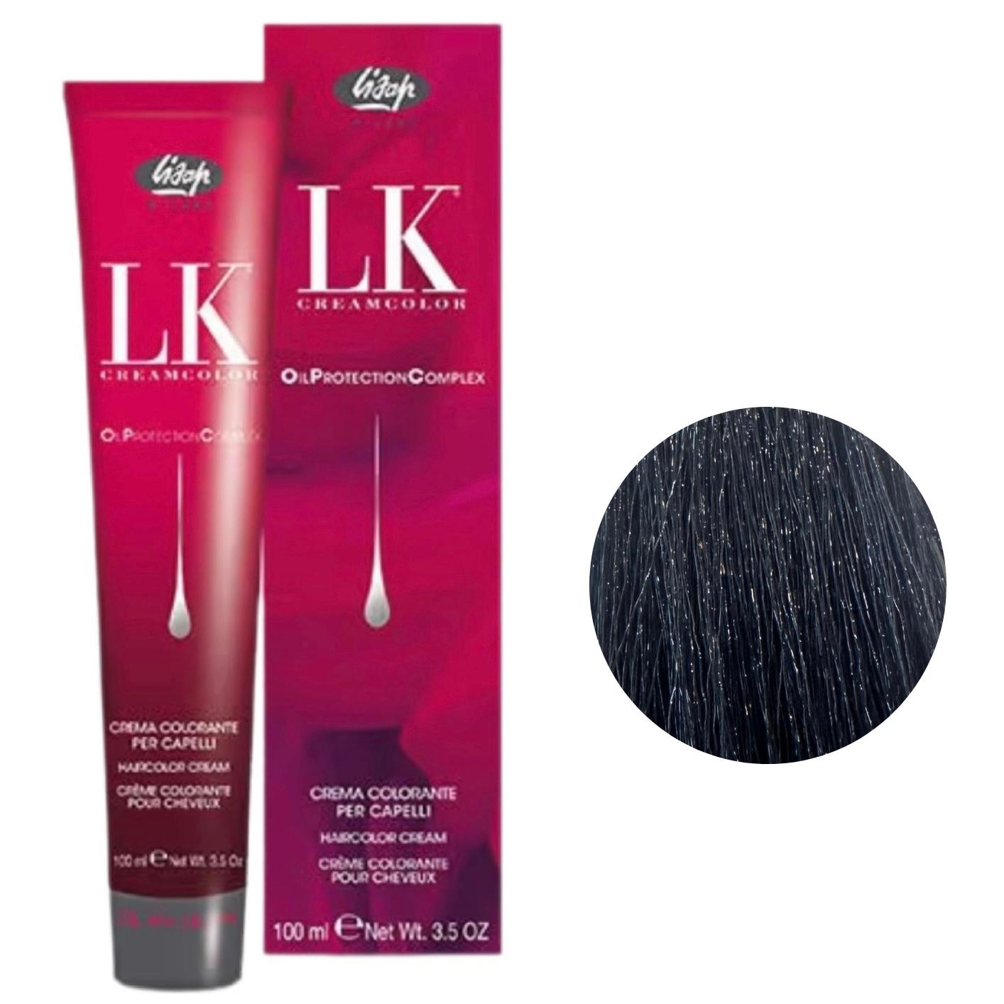 Colore Capelli Professionale N. 1/01 Nero Blu Lisap 100ml