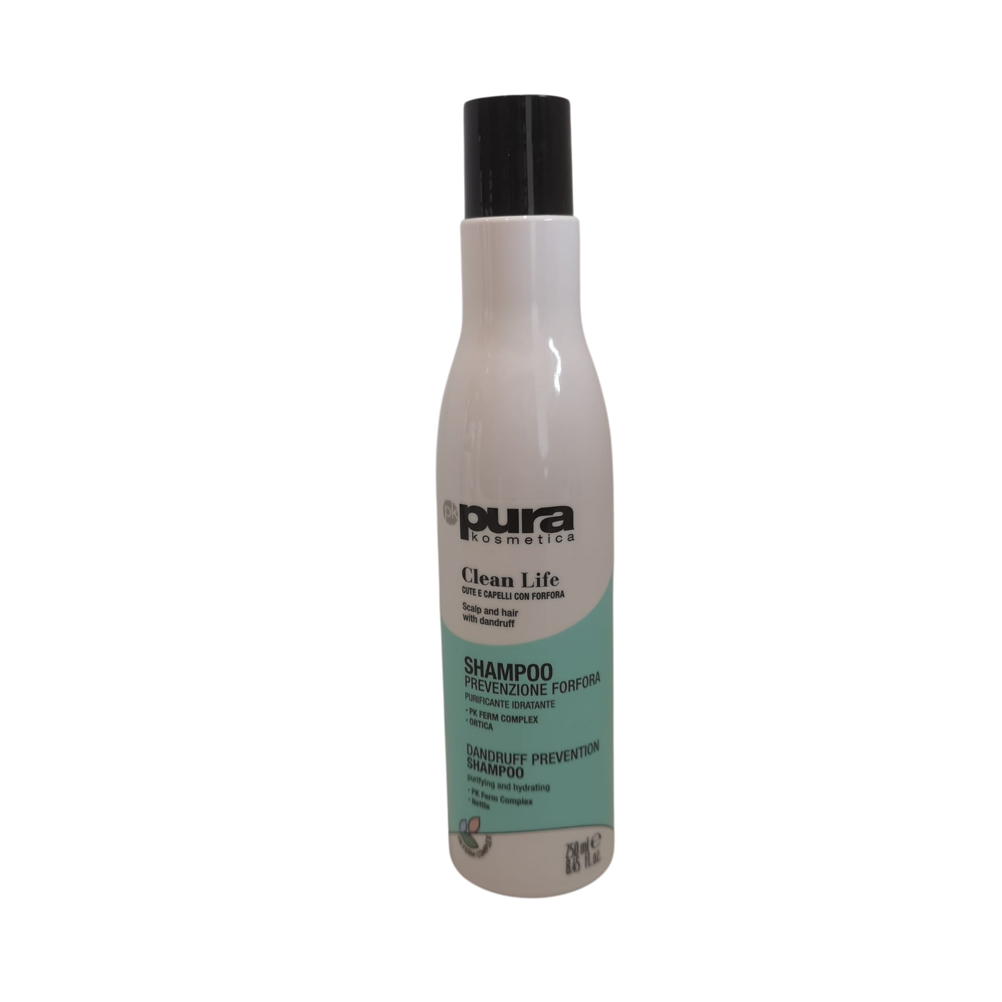 Shampoo Prevenzione Forfora per Capelli Antiforfora Clean Life Pura Oyster Cosmetics 250ml
