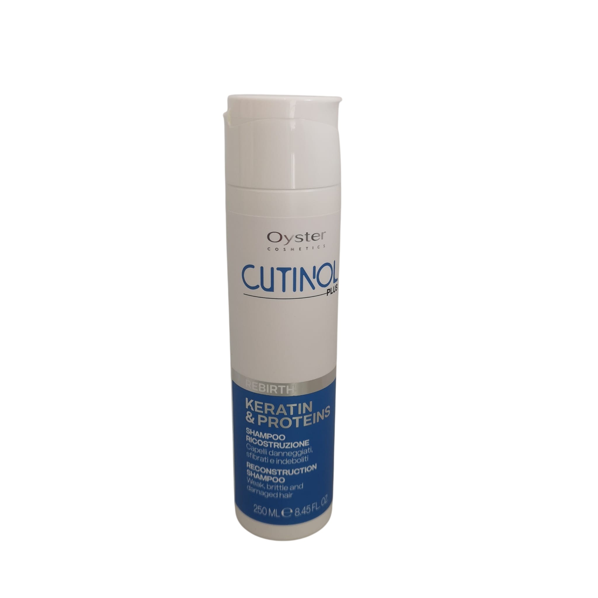 Shampoo Capelli Ricostruzione Keratin Rebirth Cutinol Oyster Cosmetics 250ml