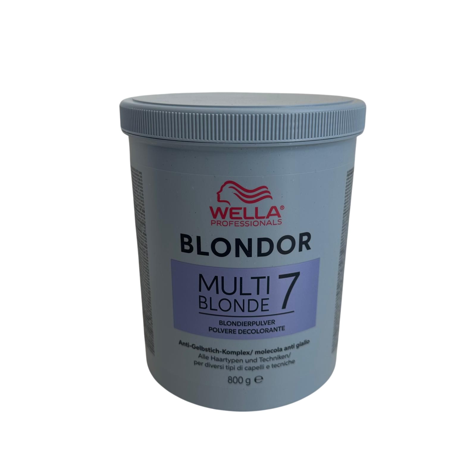 Decolorante blondor multi blond 7 toni Capelli Antigiallo  Wella Professionals 800g