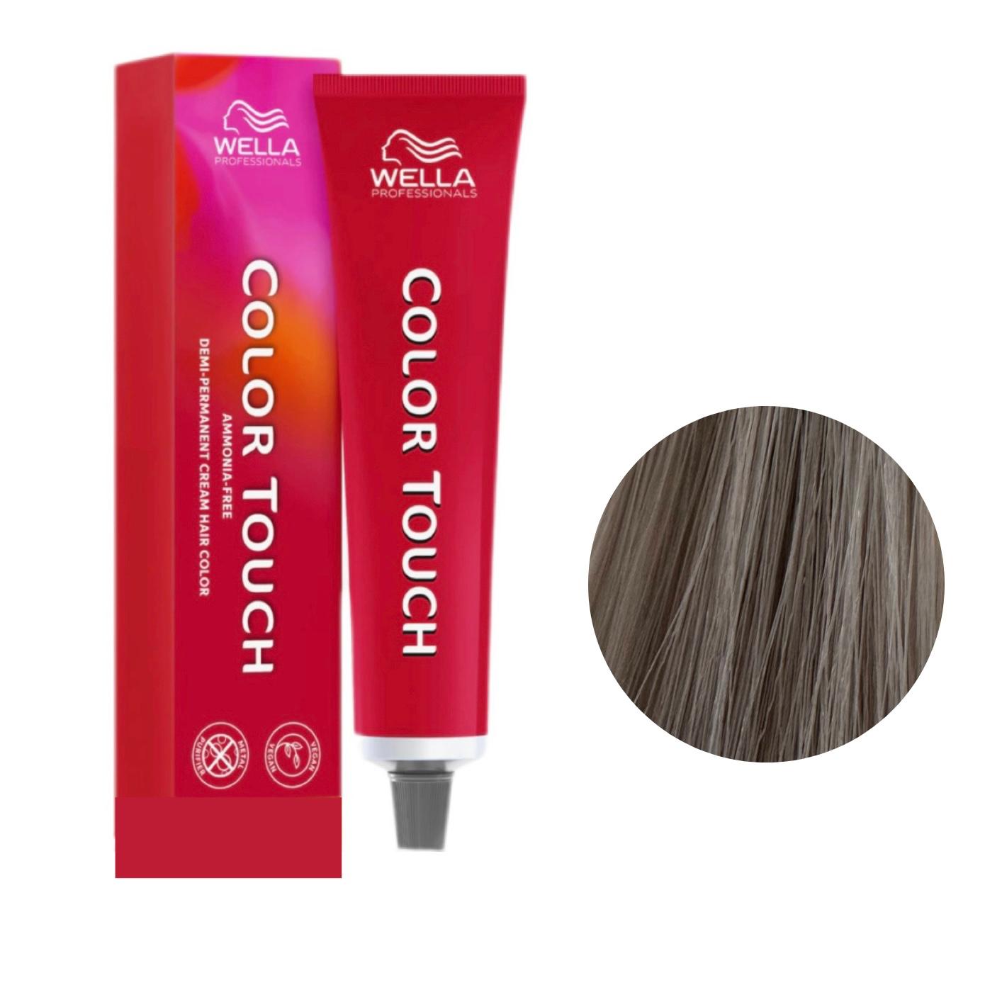 Colore Per Capelli Senza Ammoniaca Color Touch N. 9/86 Biondo Chiarissimo Perla Violetto Wella Professionals 60ml