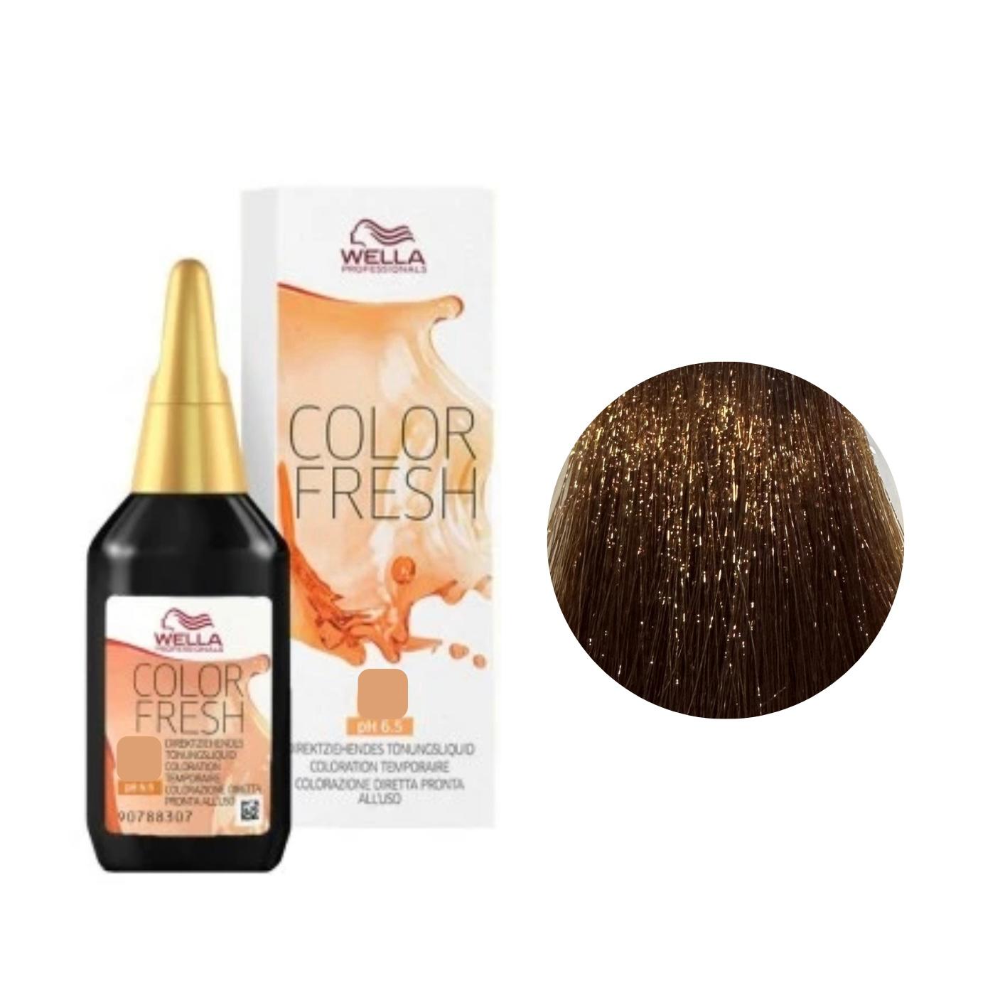 Riflessante Capelli N. 7/74 Biondo medio Sabbia Ramato Color Fresh Wella Professionals 75ml