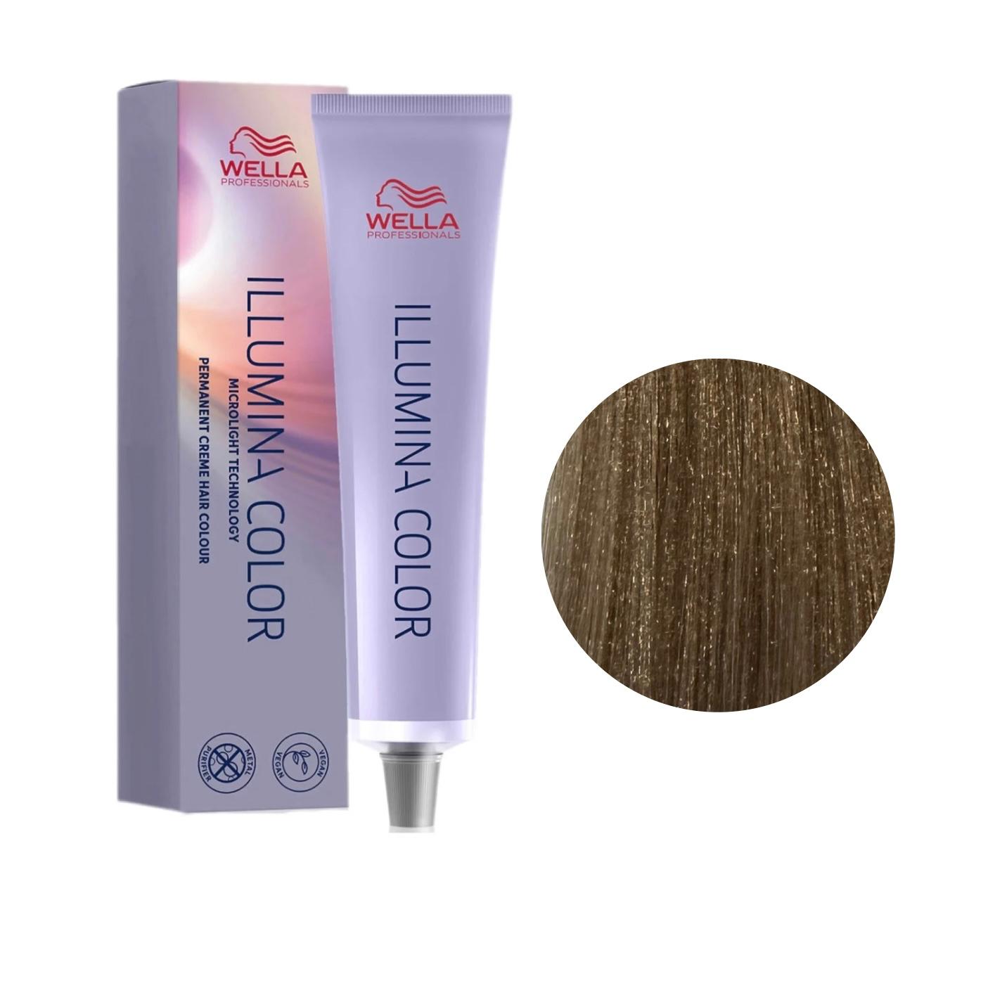 Colore Capelli N. 8/1 Biondo Chiaro Cenere Illumina Color Wella Professionals 60ml
