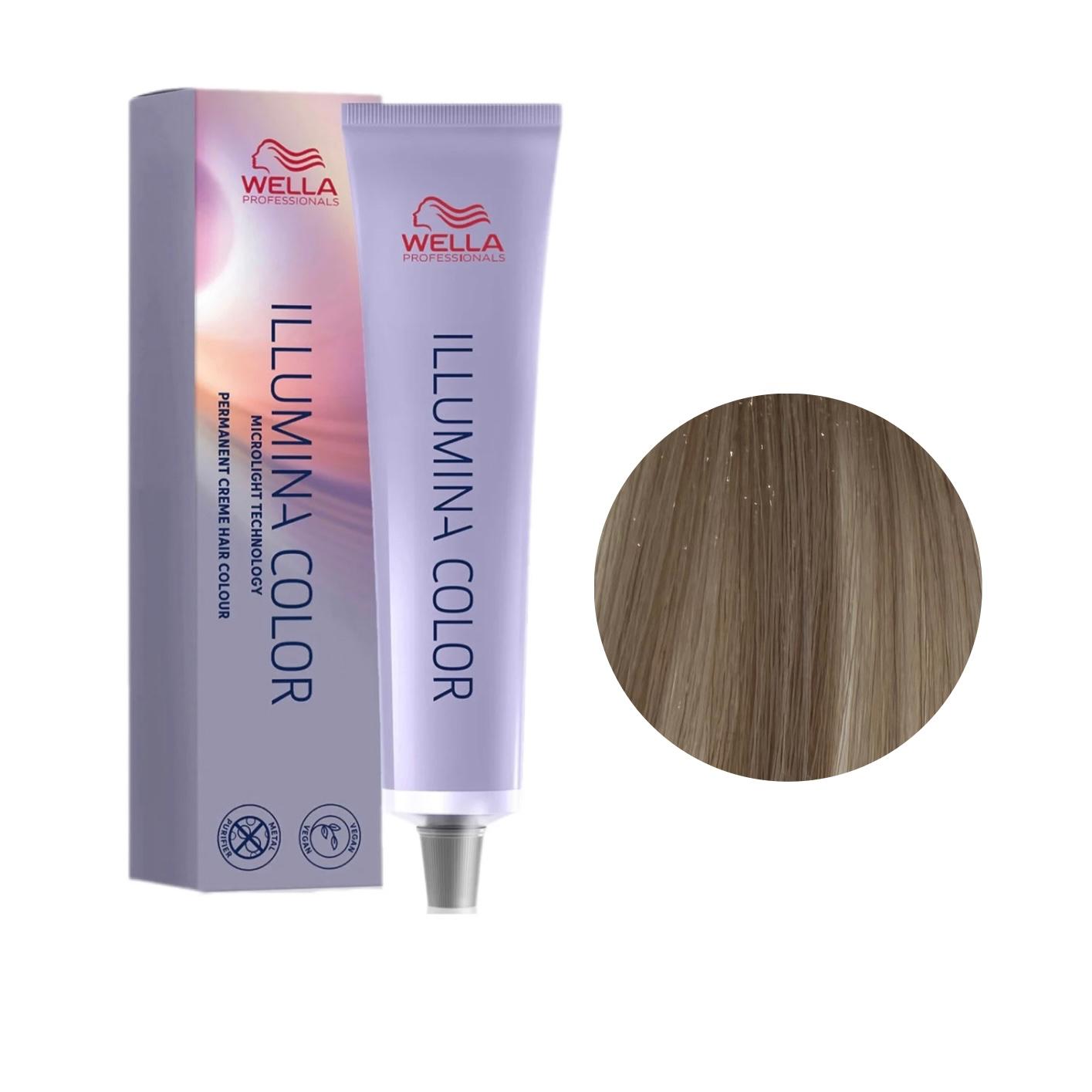 Colore Capelli N. 9/19 Biondo Chiarissimo Cenere Cendrè Illumina Color Wella Professionals 60ml