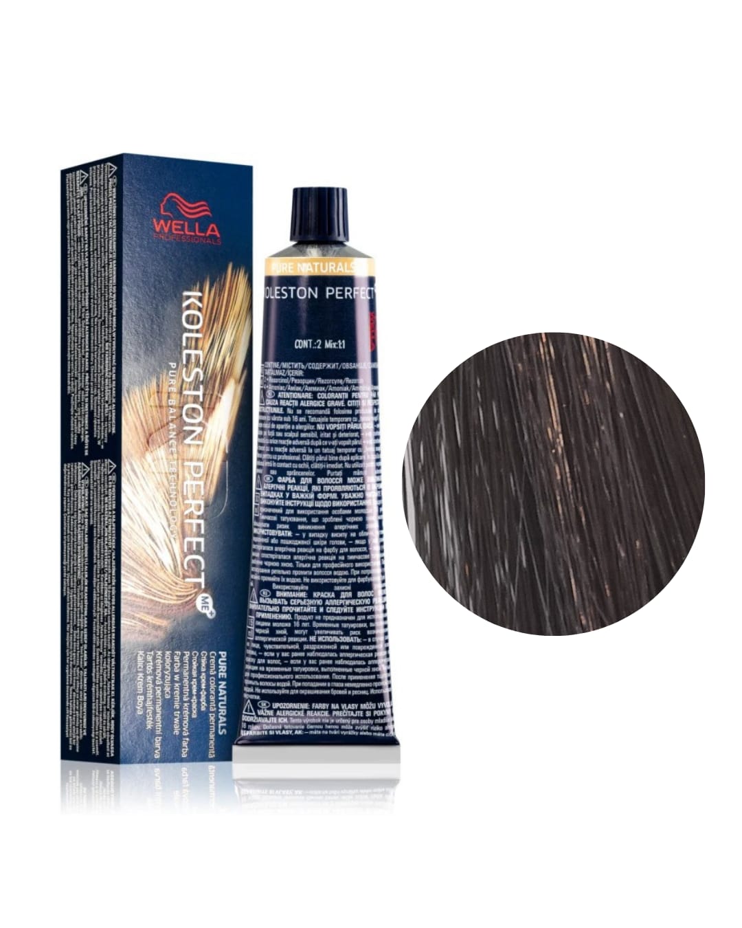 Colore Capelli Con Ammoniaca Koleston N.2/0 Nero Wella Professional 60ml